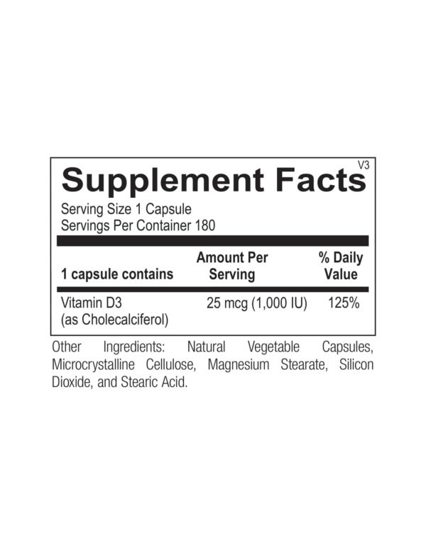 Vitamin D 1,000 IU